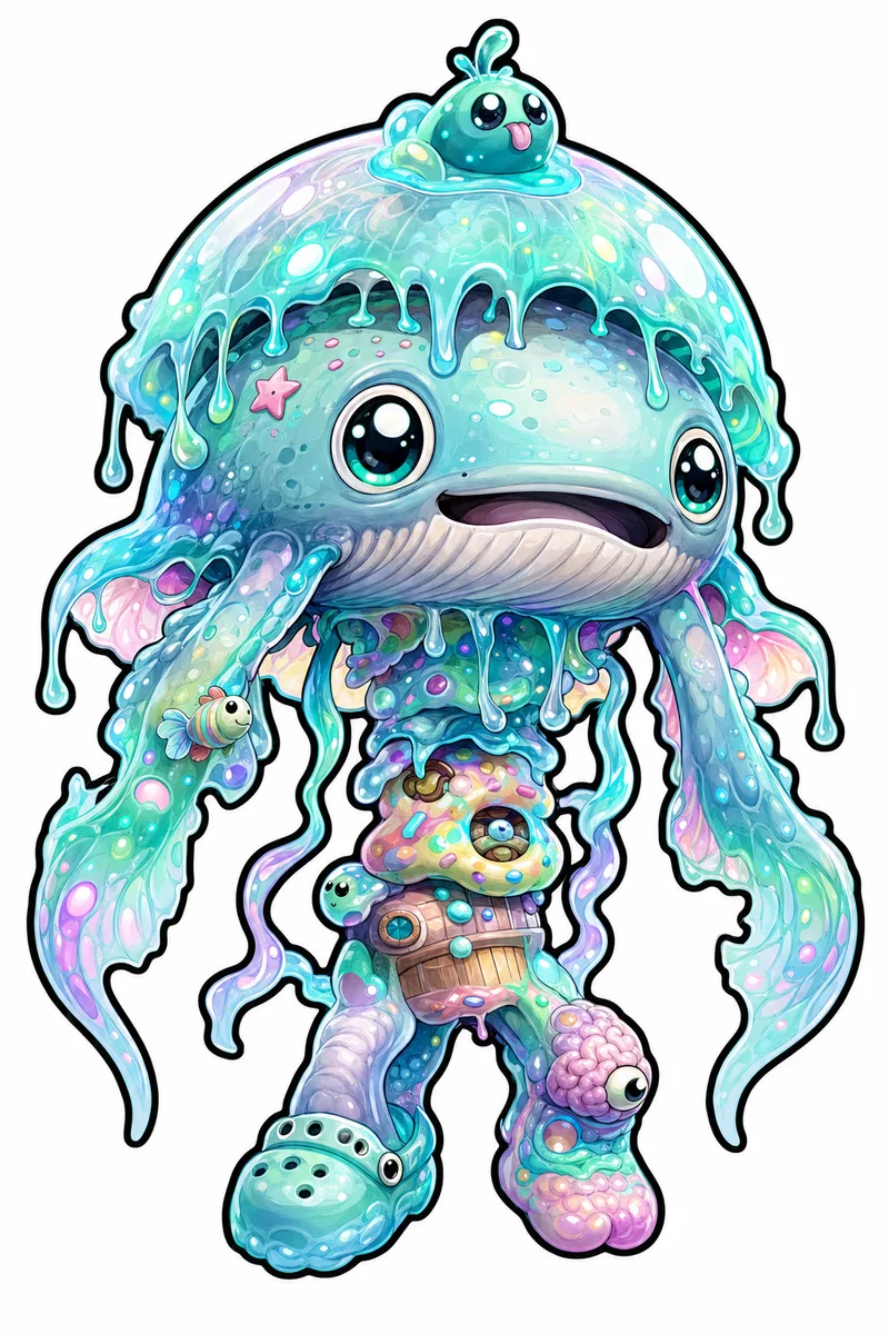 Aquariax — Gen 1 Legendary MonsterCam monster reference art