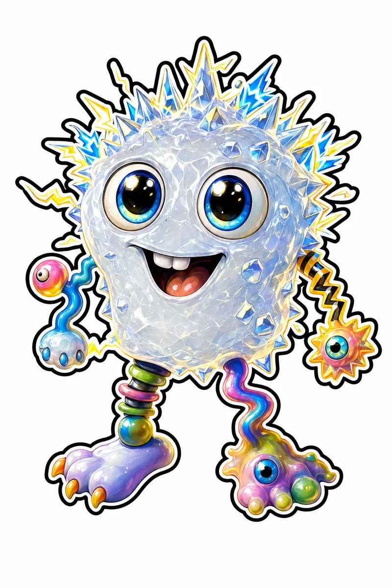 Bopito Hailskii — Gen 1 Common MonsterCam monster reference art