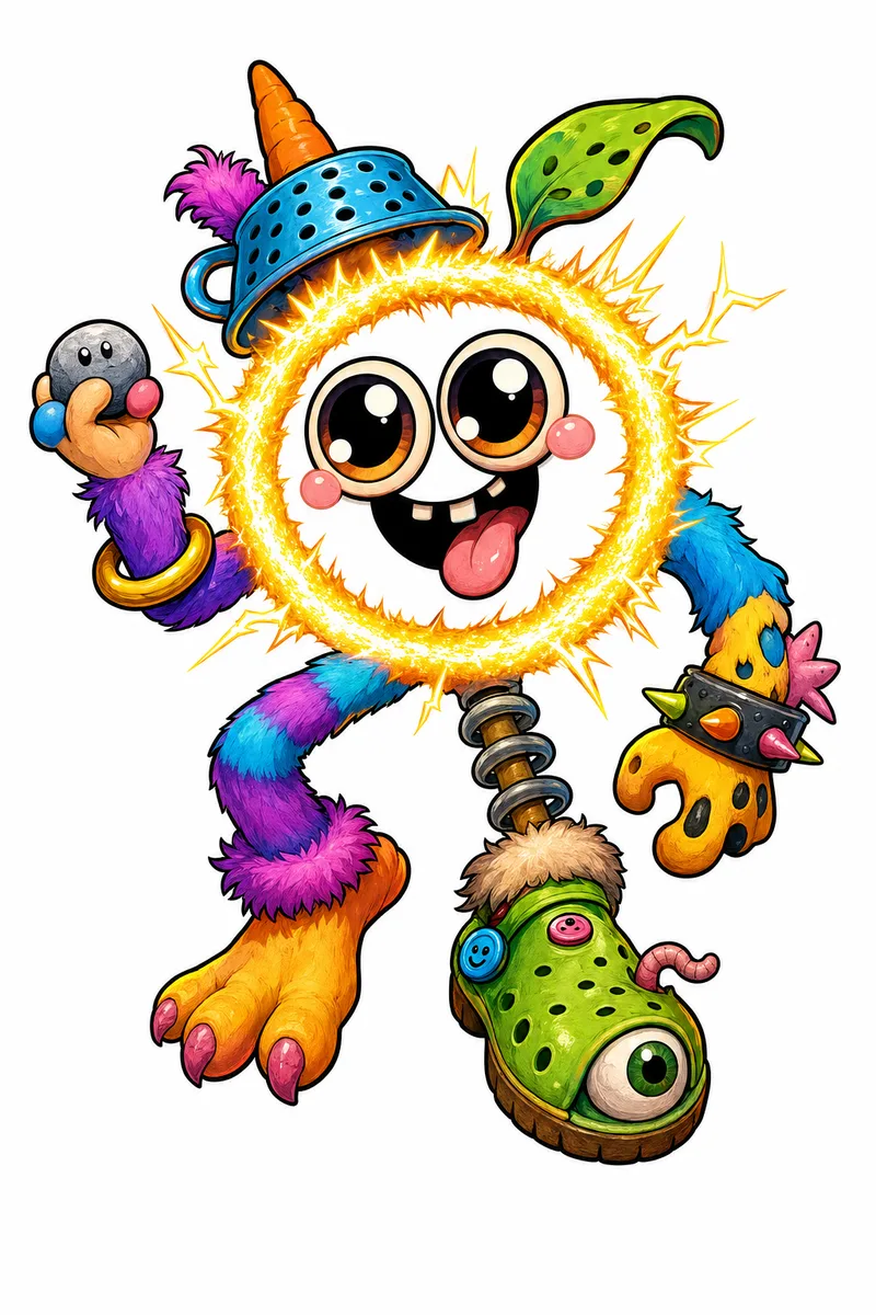 Bunko Bunko Skibinki — Gen 1 Common MonsterCam monster reference art