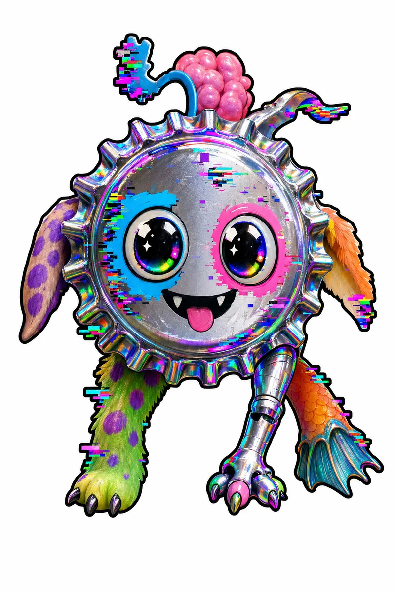 Caparino Clinkclink — Gen 1 Common MonsterCam monster reference art