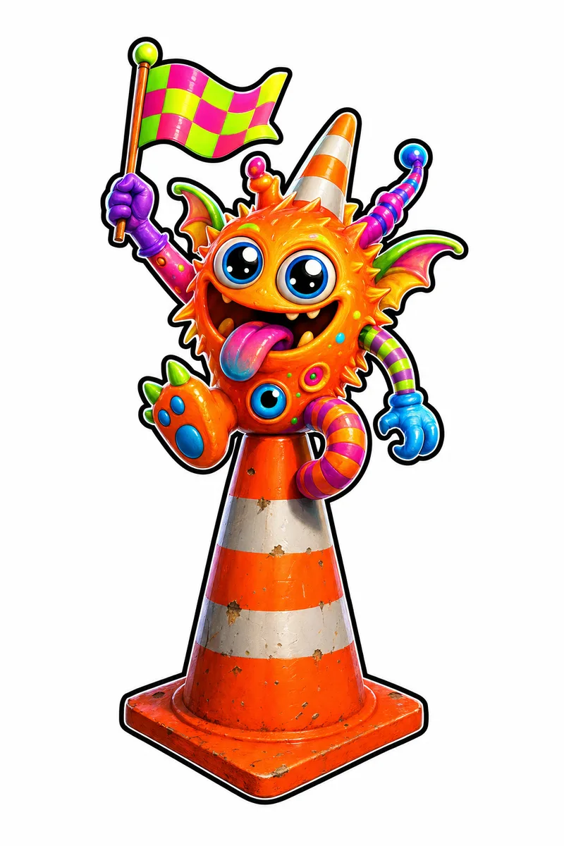 Conicboop — Gen 1 Common MonsterCam monster reference art