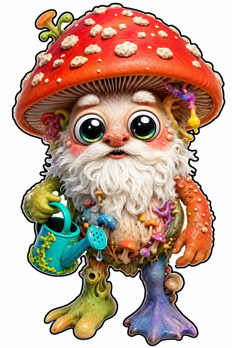 Gardennome — Gen 1 Rare MonsterCam monster reference art