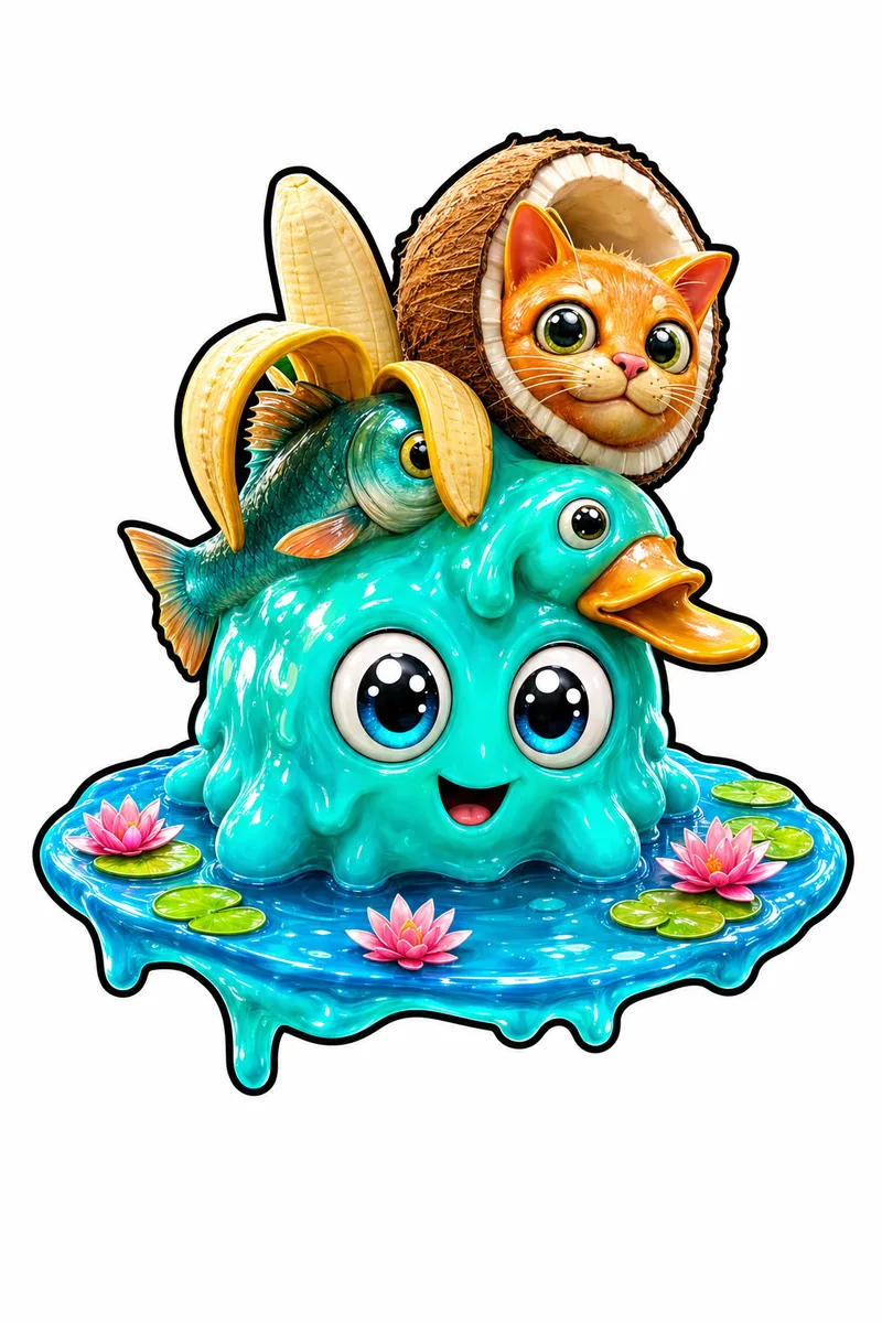 Glubbo Lapinski — Gen 1 Common MonsterCam monster reference art
