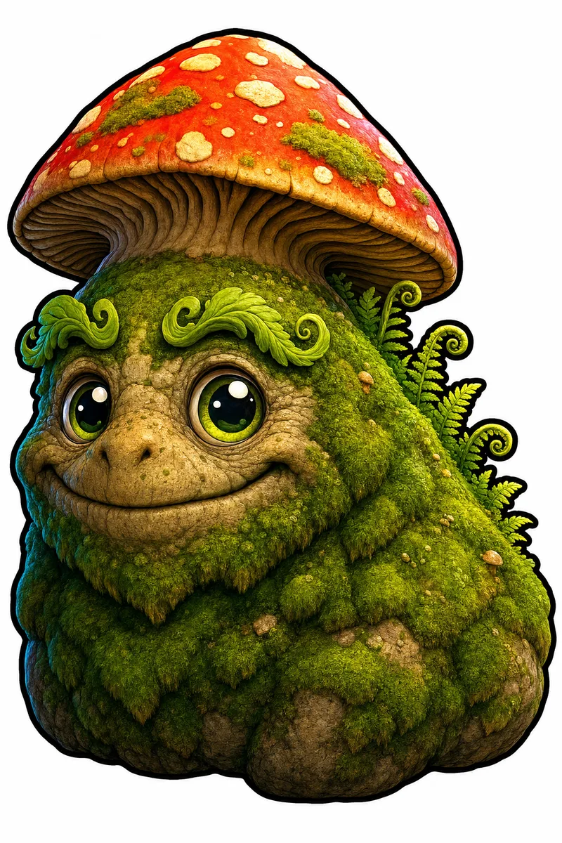 Mossfather — Gen 1 Legendary MonsterCam monster reference art