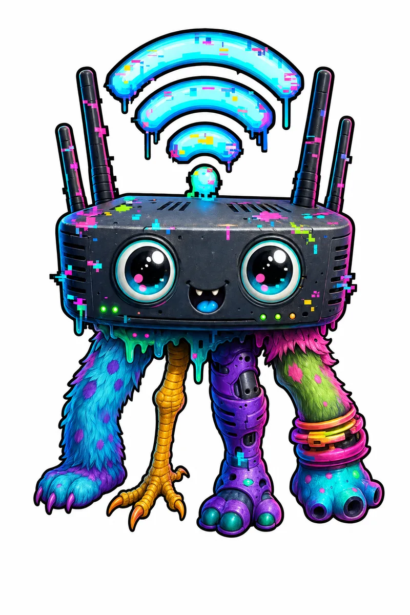 Pingito Whirlskii — Gen 1 Common MonsterCam monster reference art