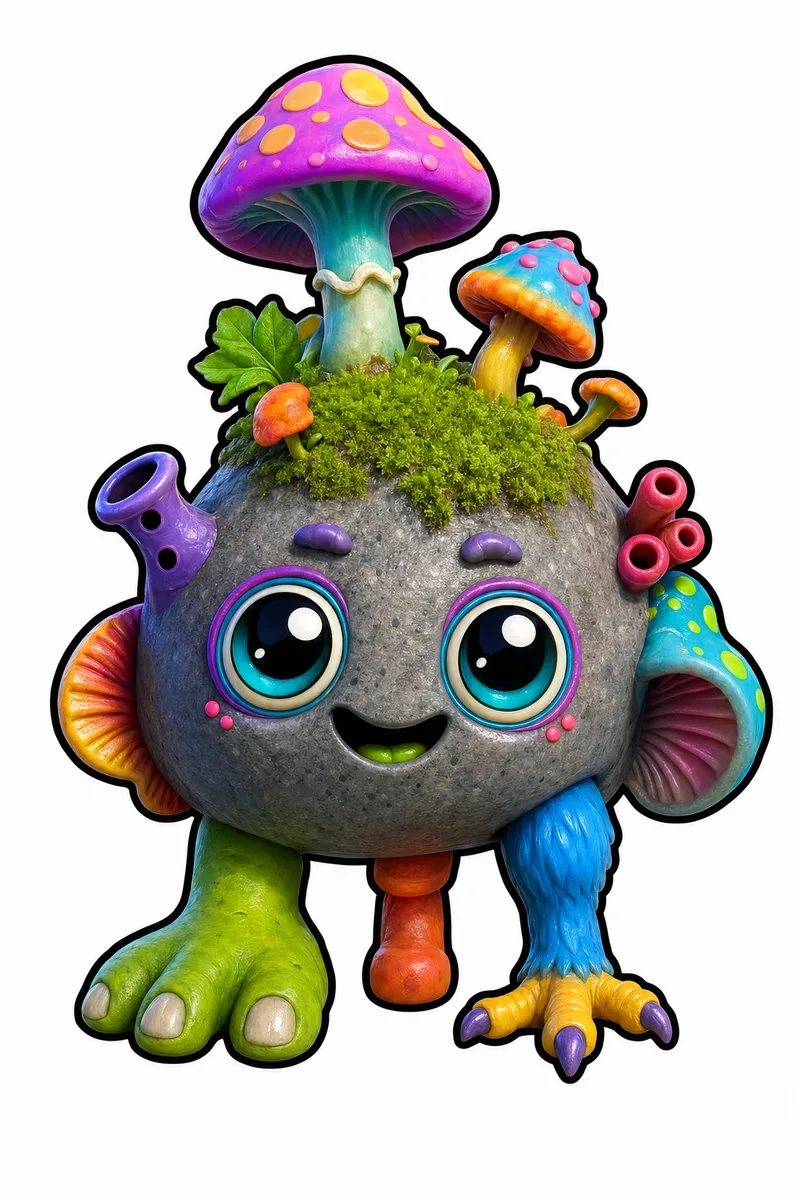 Rockulini Bopskii — Gen 1 Common MonsterCam monster reference art