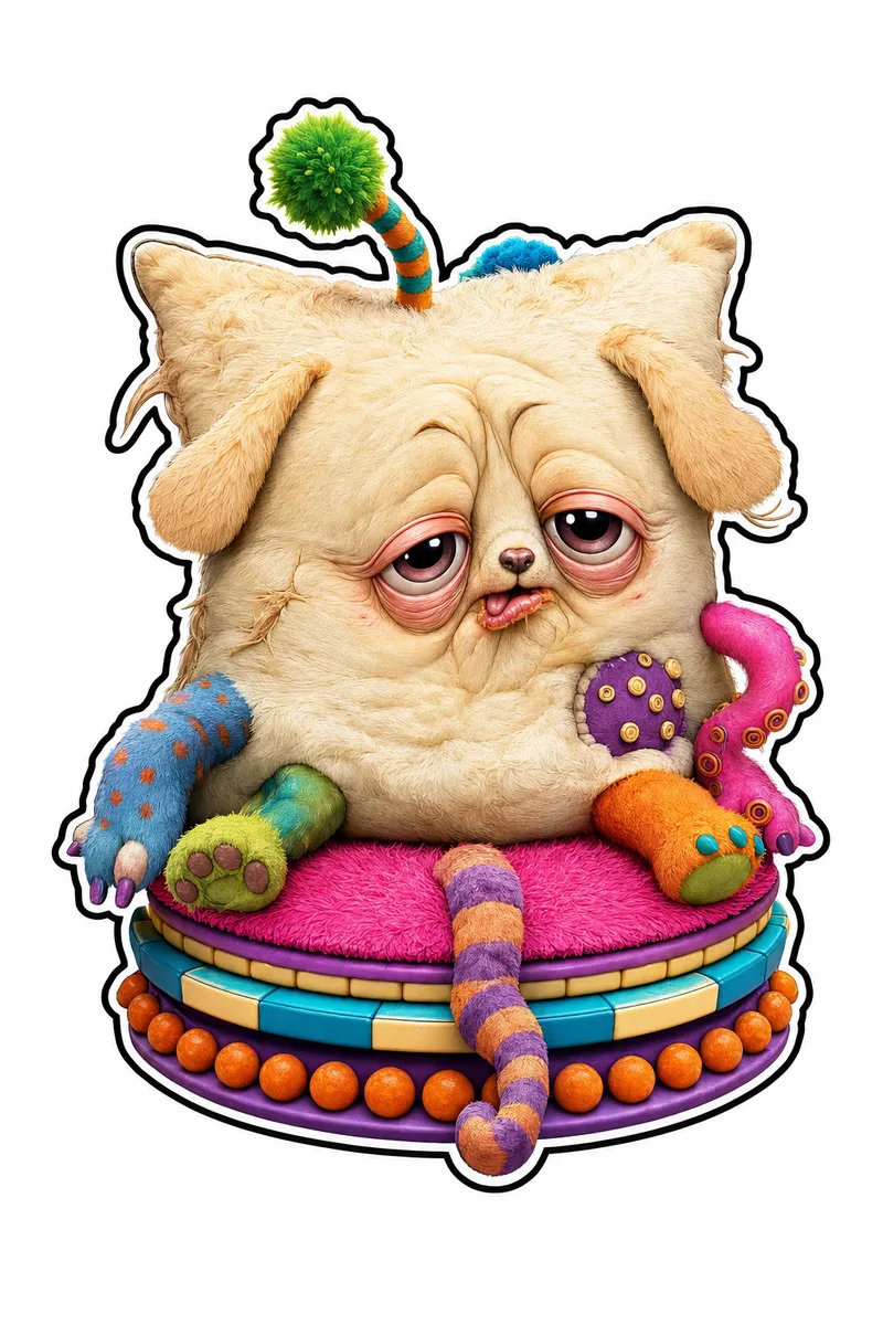 Snorglump — Gen 1 Rare MonsterCam monster reference art