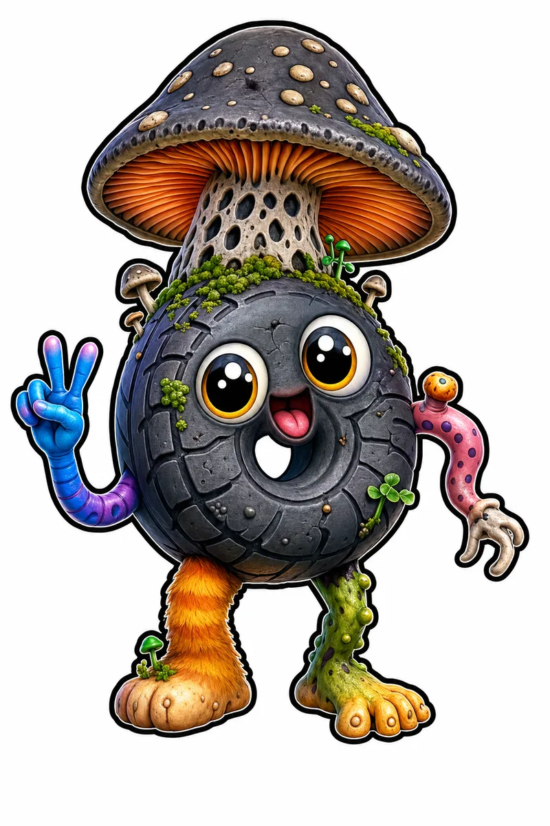Tireling Jr — Gen 1 Common MonsterCam monster reference art