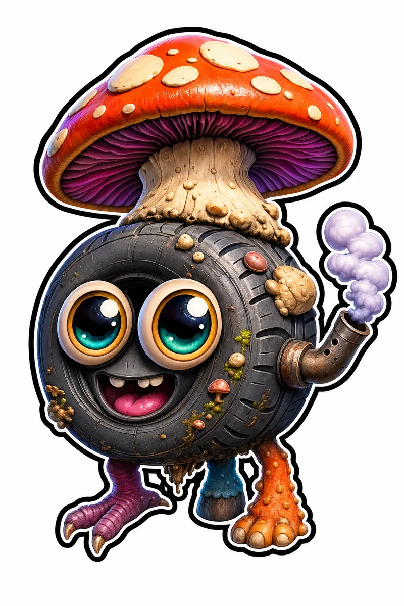 Tireling — Gen 1 Epic MonsterCam monster reference art