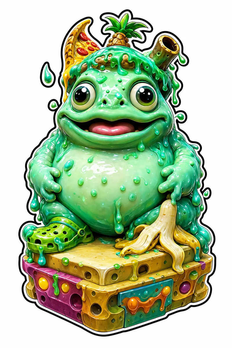 Toiletoad — Gen 1 Epic MonsterCam monster reference art