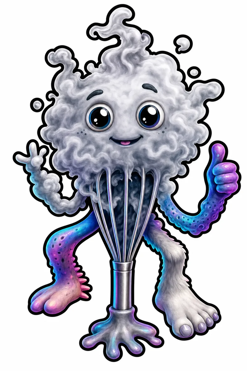 Whiskito Fogfog — Gen 1 Common MonsterCam monster reference art