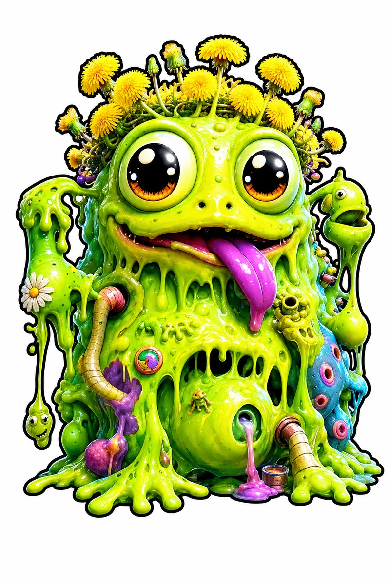 Yoshlumph — Gen 1 Rare MonsterCam monster reference art